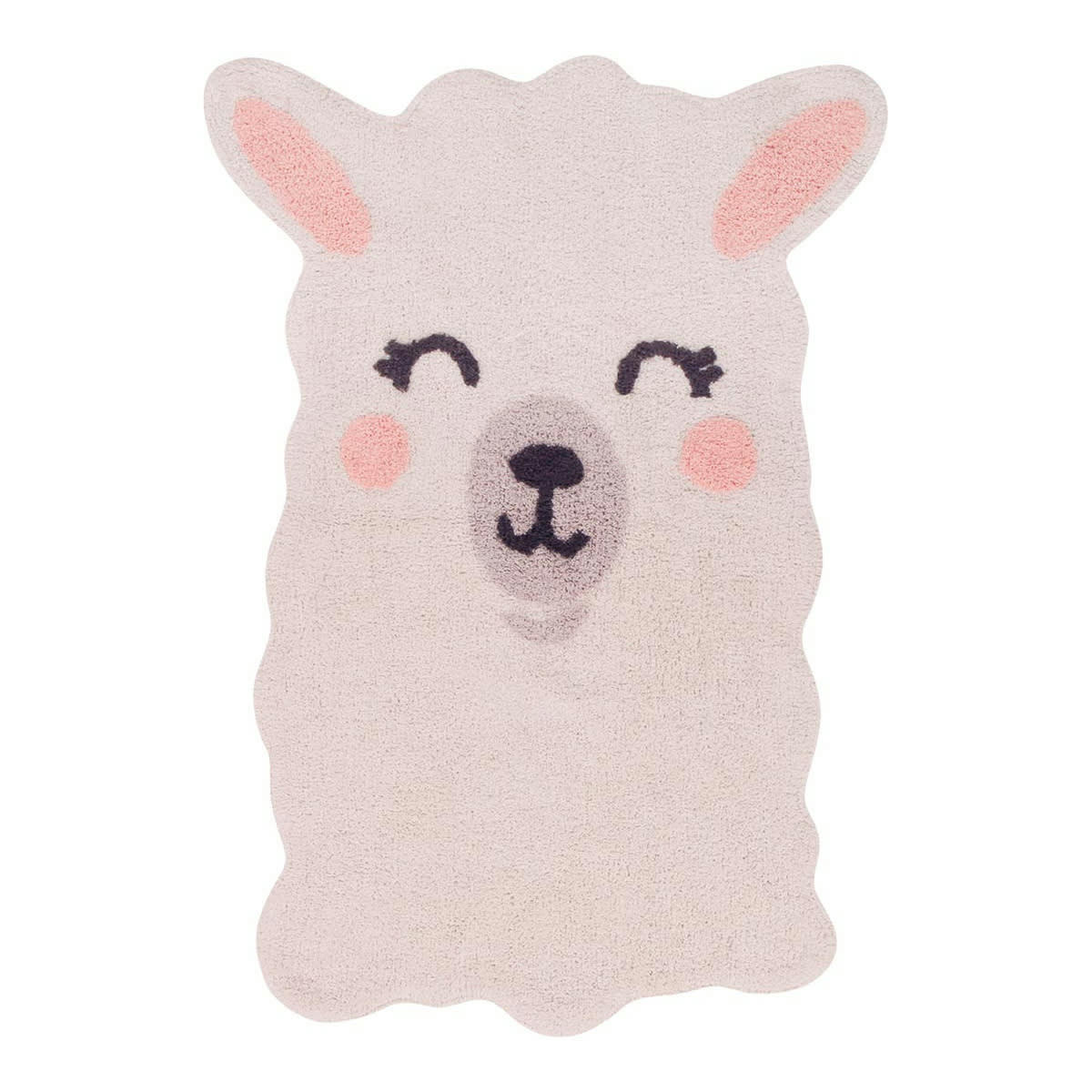 LAMA - Tapis coton lavable lama 82x120cm