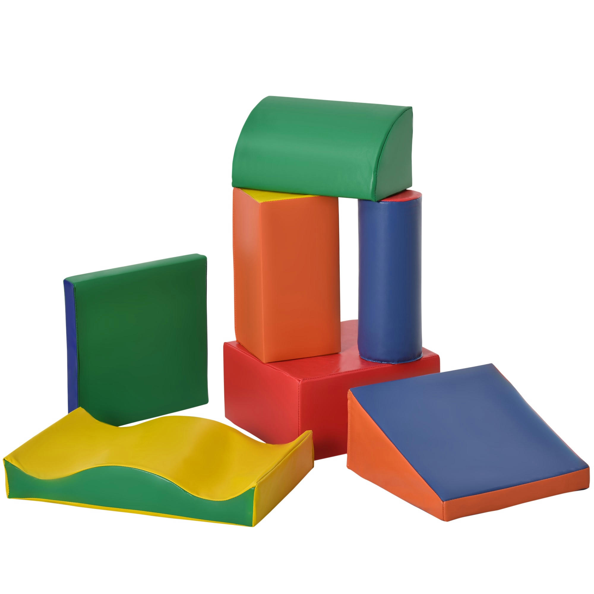 - Jouets éducatifs 7 blocs de construction en mousse de motricité XXL