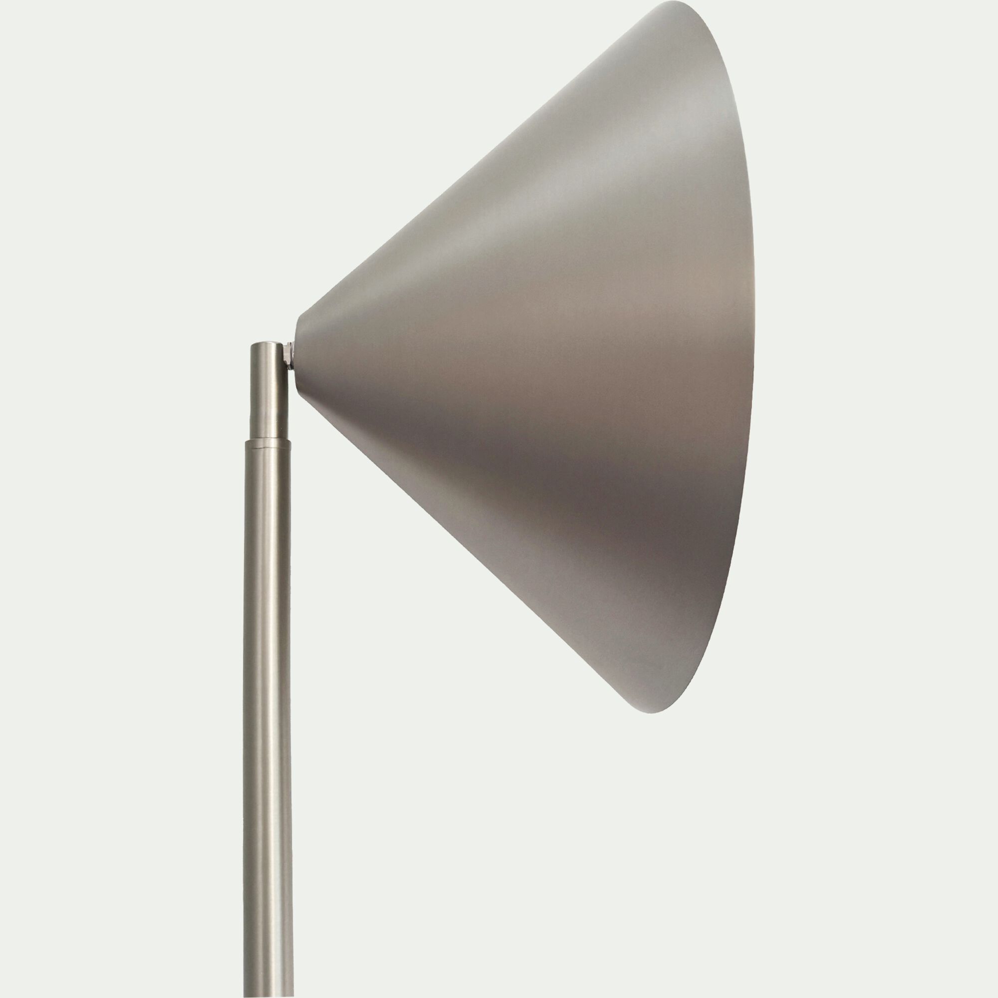 RAVENNE - Lampadaire électrifié H180cm en fer - argent brossé