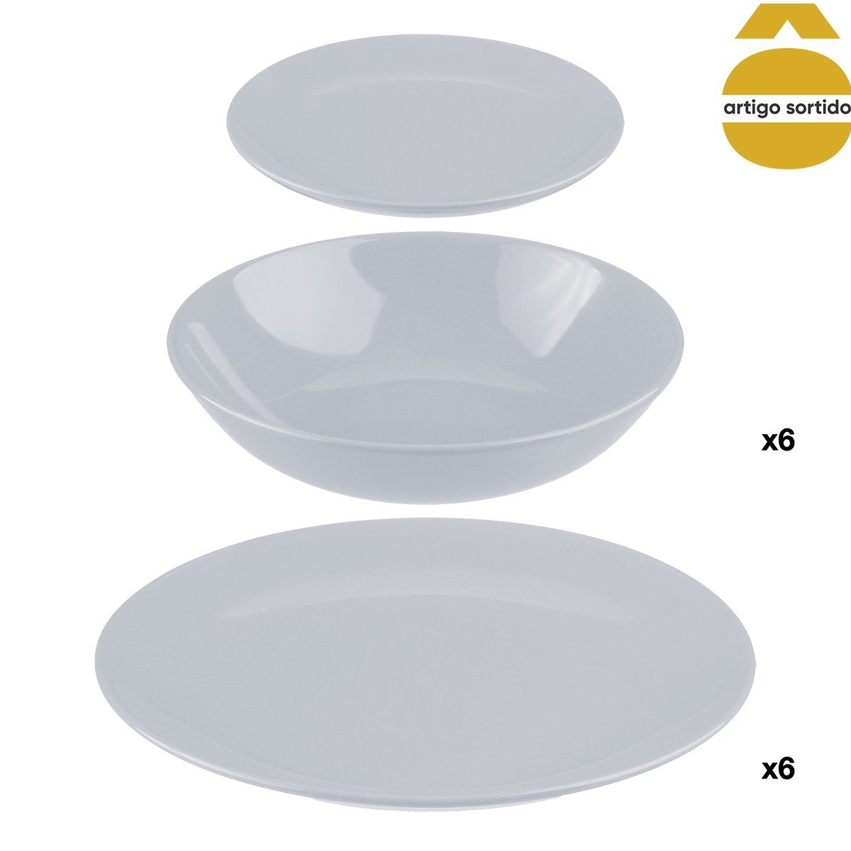 Serviço de mesa 18 peças COLORAMA