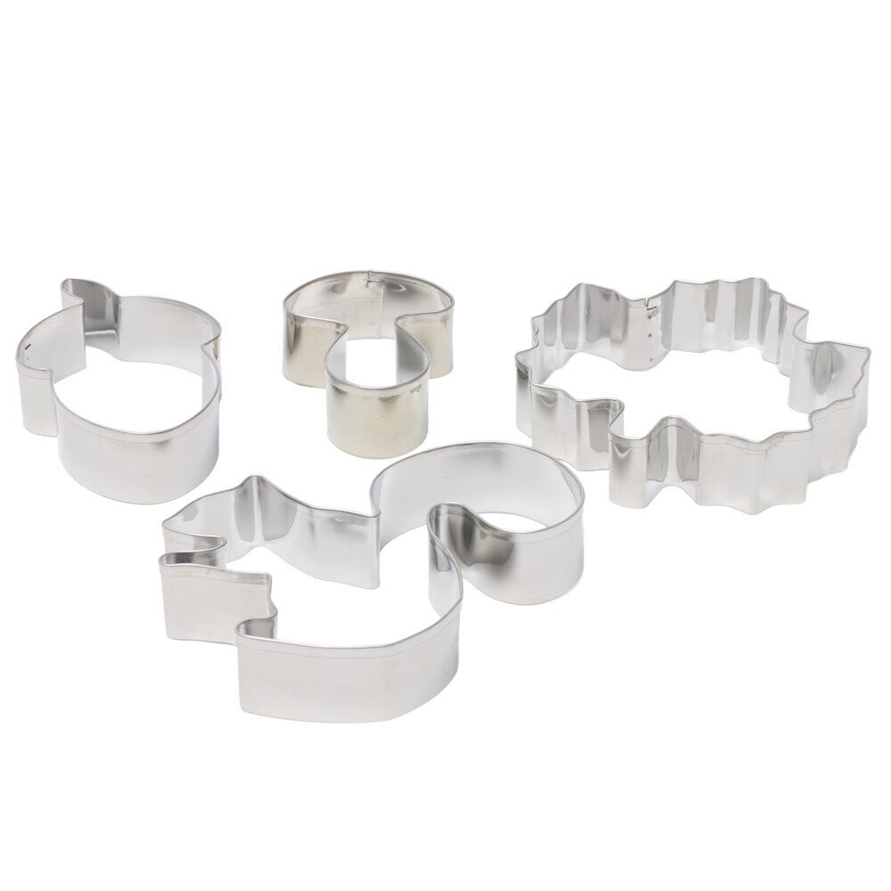 Emporte-pièce x4 forme automne inox