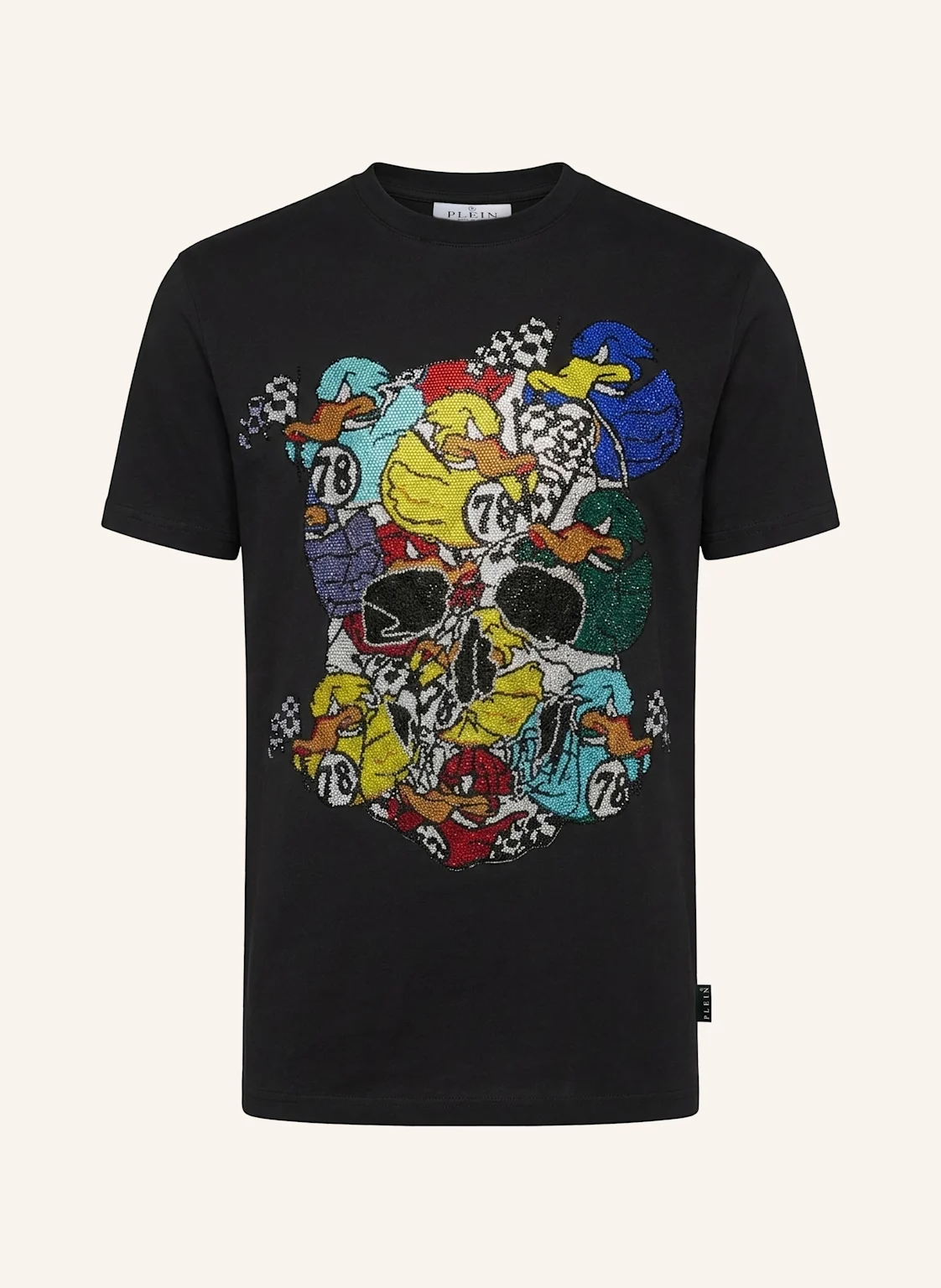 PHILIPP PLEIN Kurzarm-Rundhals-T-Shirt DUCK