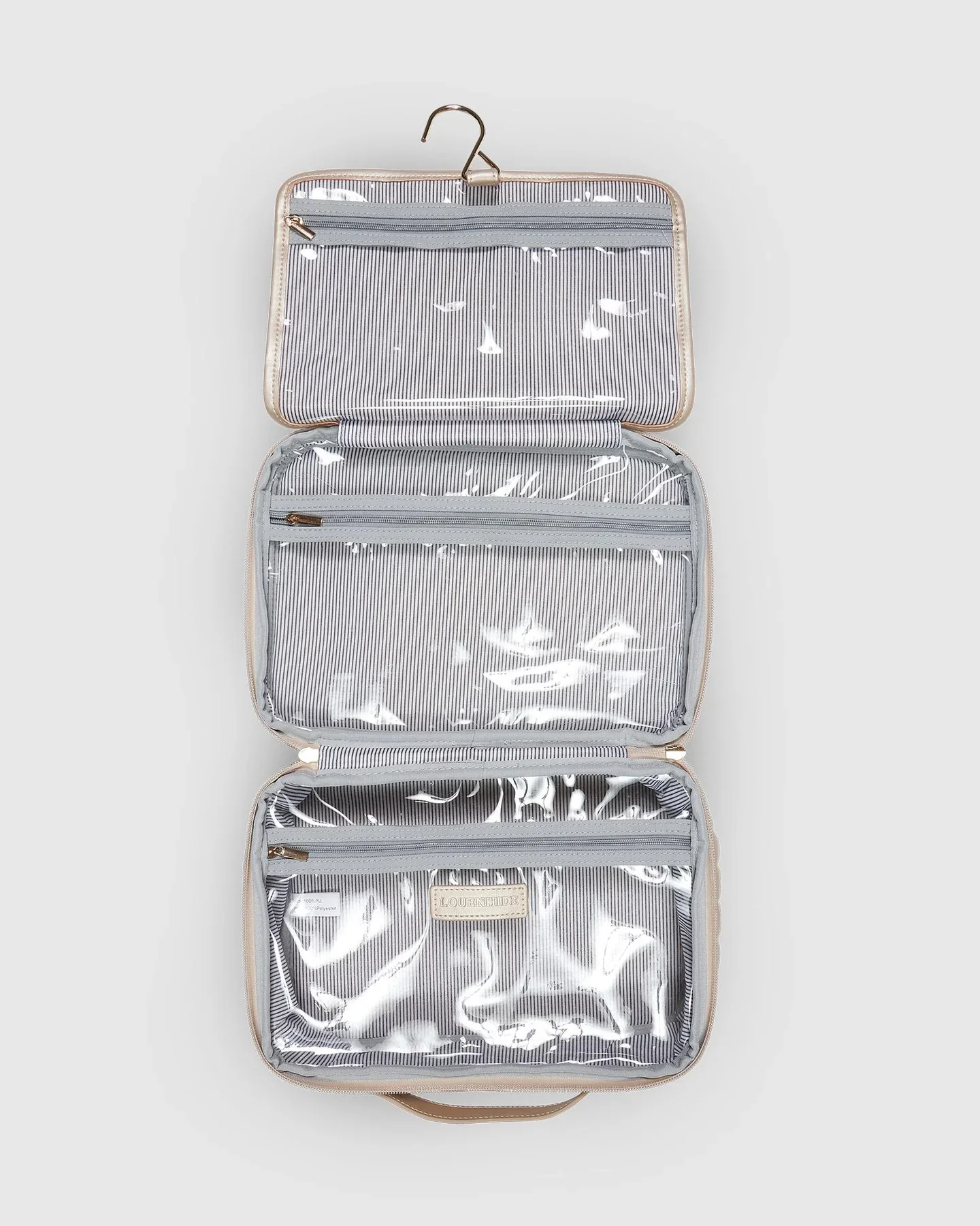 Maggie Cosmetic Case in Champagne by Louenhide