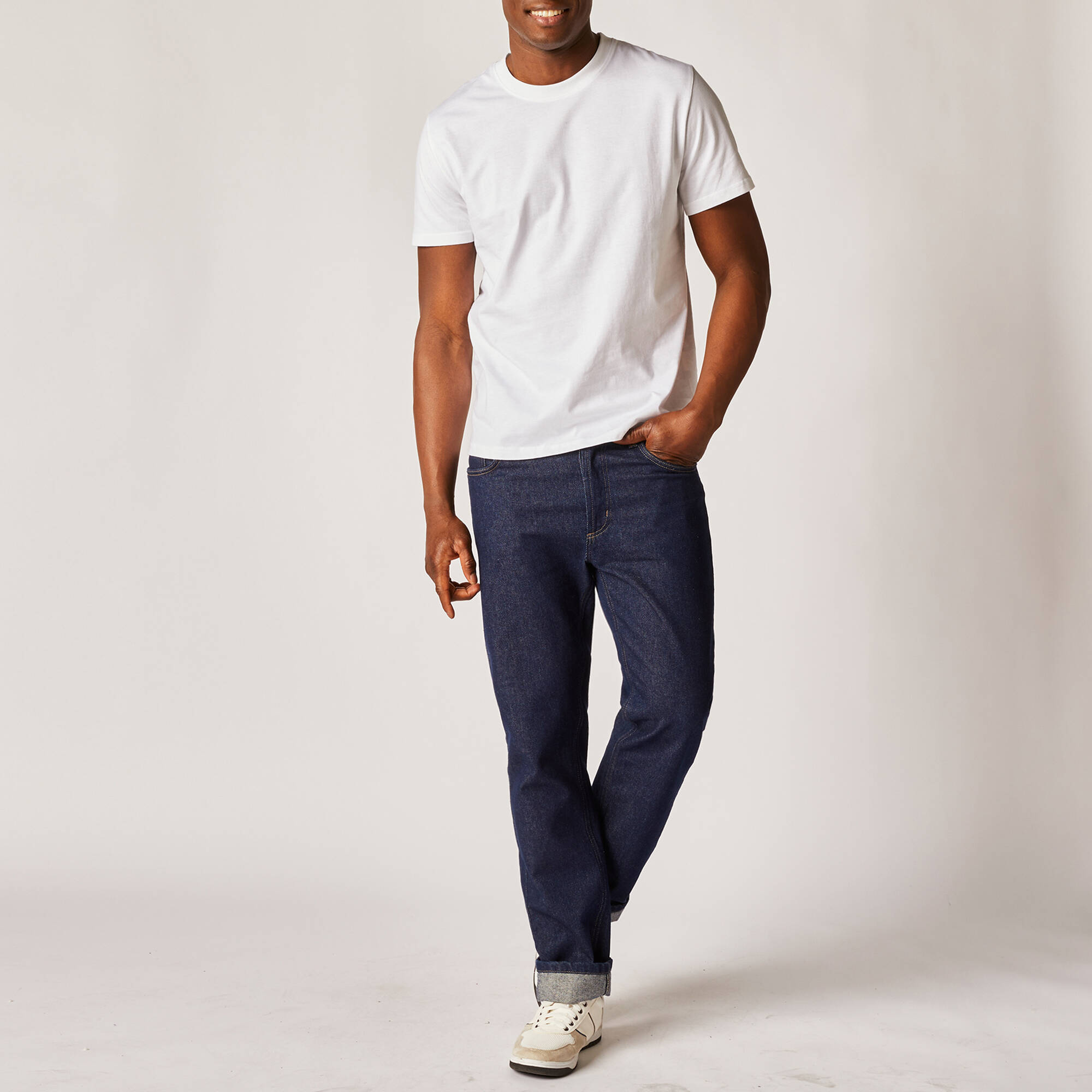 T-shirt col rond manches courtes