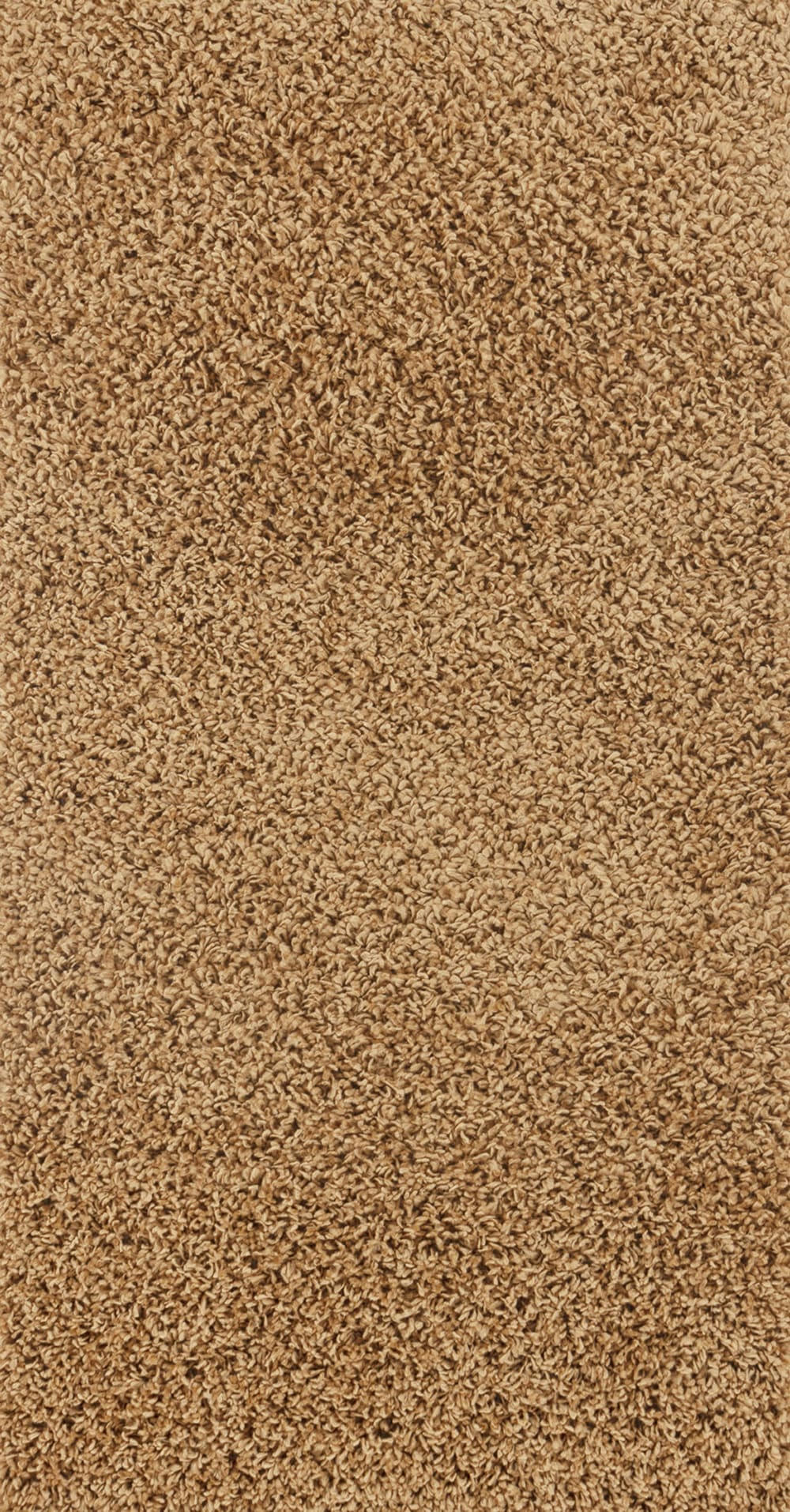 LILLY - Tapis de Couloir Shaggy Uni Chic Terracotta 80x150