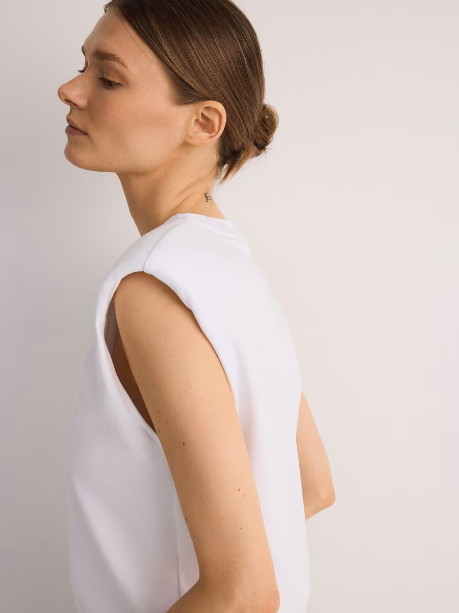 Padded Shoulder T-Shirt