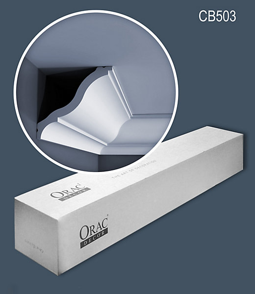 1 carton complet 8 Corniches Moulures Cimaises Orac Decor CB503N BASIXX
