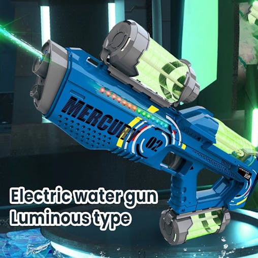 NNEOBA Automatic Luminous Water Blaster Gun for Kids & Adults