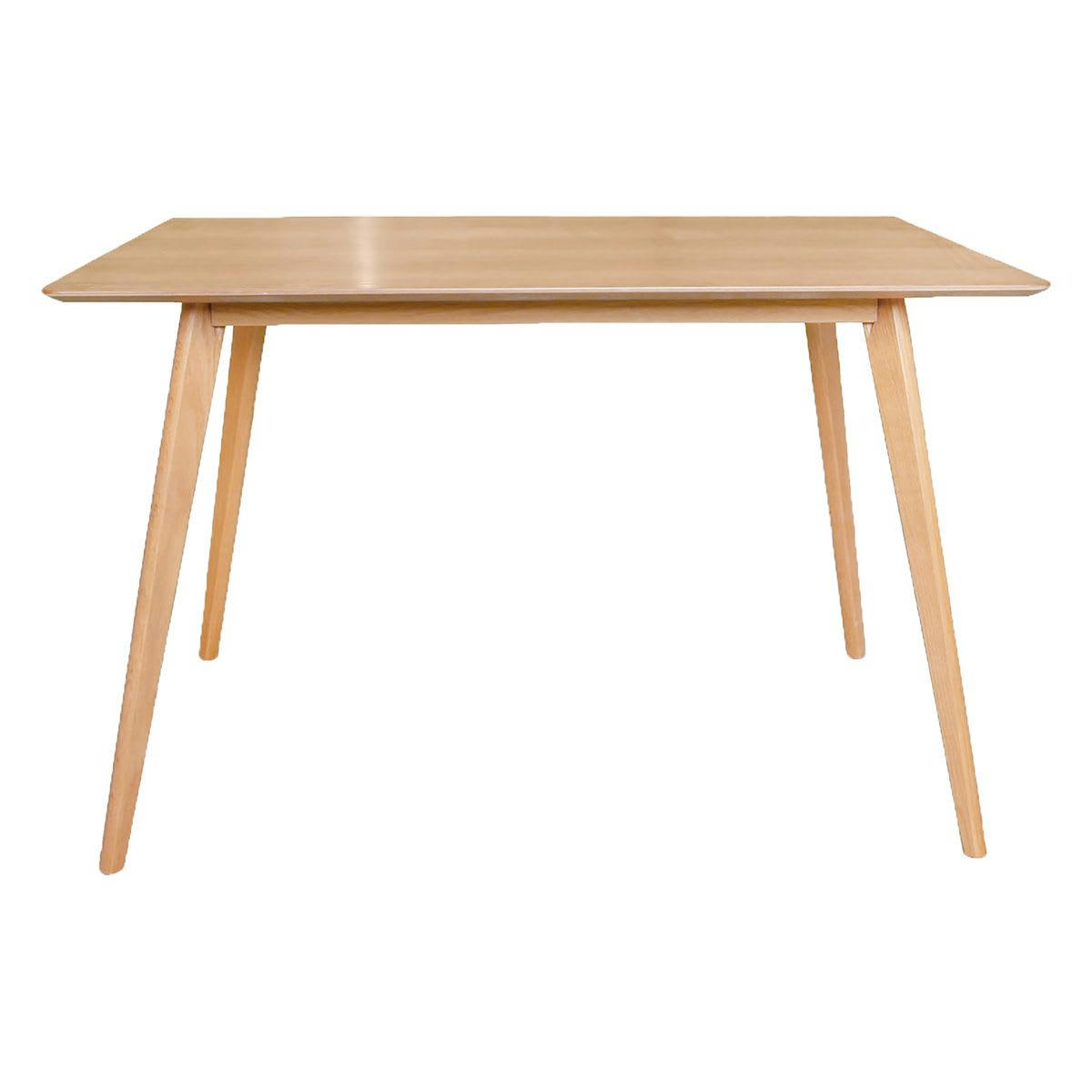 SCANDIE - Table repas en chêne naturel 120 x 80 cm