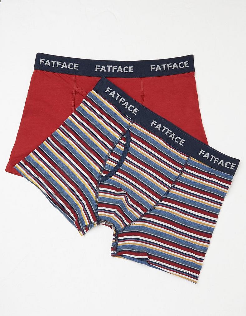 Two Pack Portland Stripe Boxers
