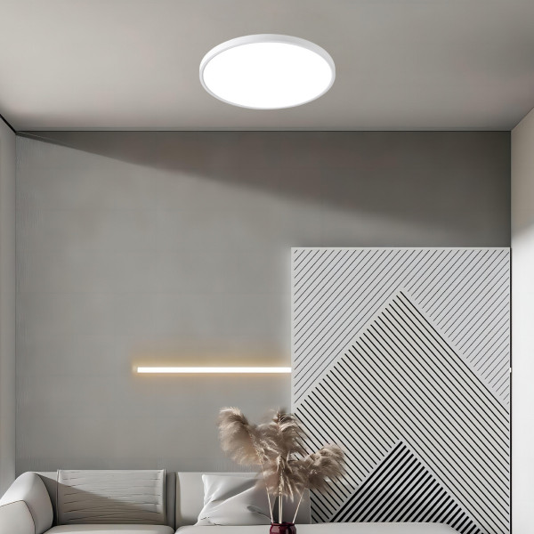 Plafon CALIFORNIAokrągły biały LED 1x24W 30cm lm IP20 Light Prestige