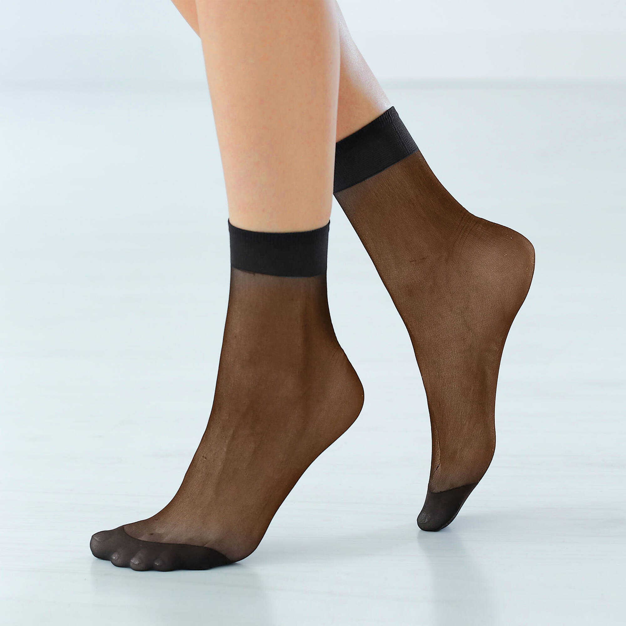 Mi-chaussettes mousse - lot de 10 paires