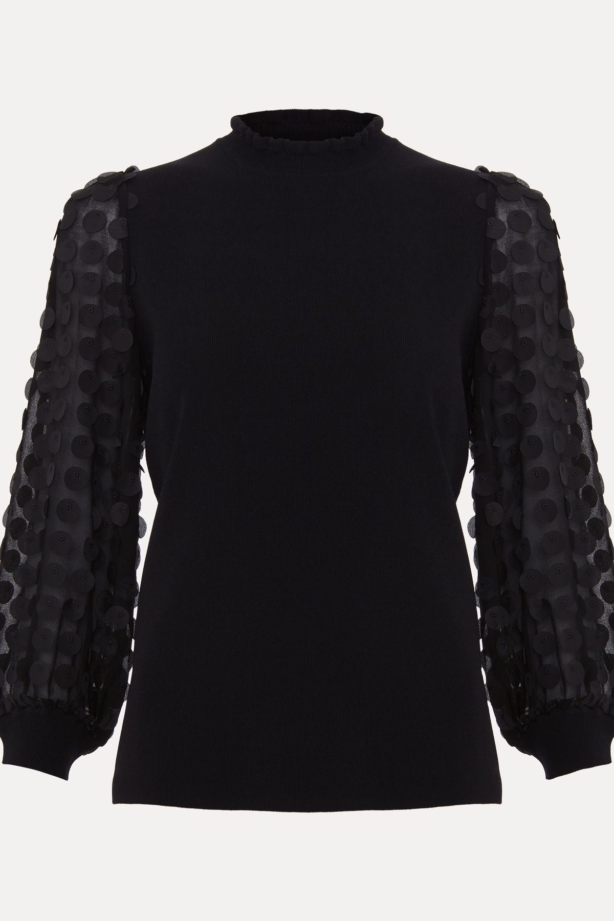 Phase Eight Shelly Woven Sleeve Detail Jumper