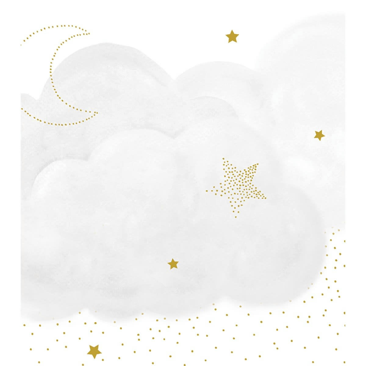 STARDUST - Affiche étoiles en Papier Gris