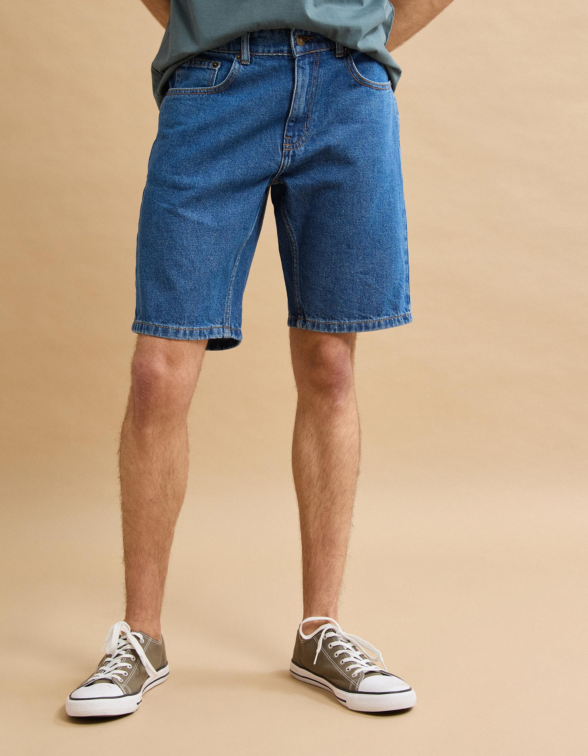 Calções de Ganga, Homem, Azul Escuro