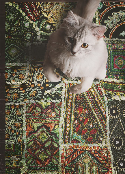 Dywan winylowy Patchwork w tureckim stylu 60 x 90 cm
