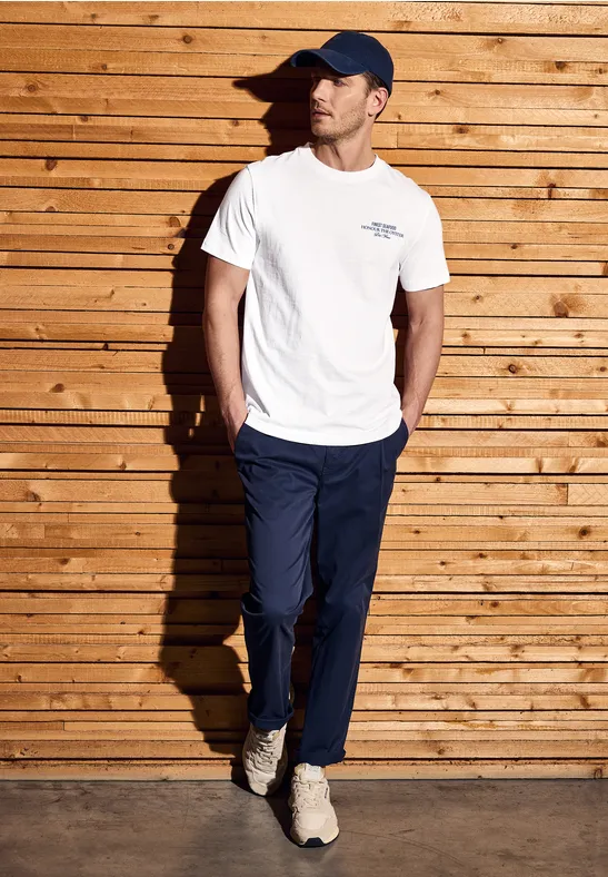 T-Shirt mit Backprint