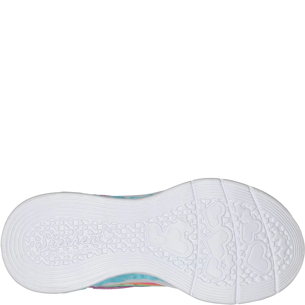 Skechers Flutter Heart Lights - Groovy Swirl Shoe
