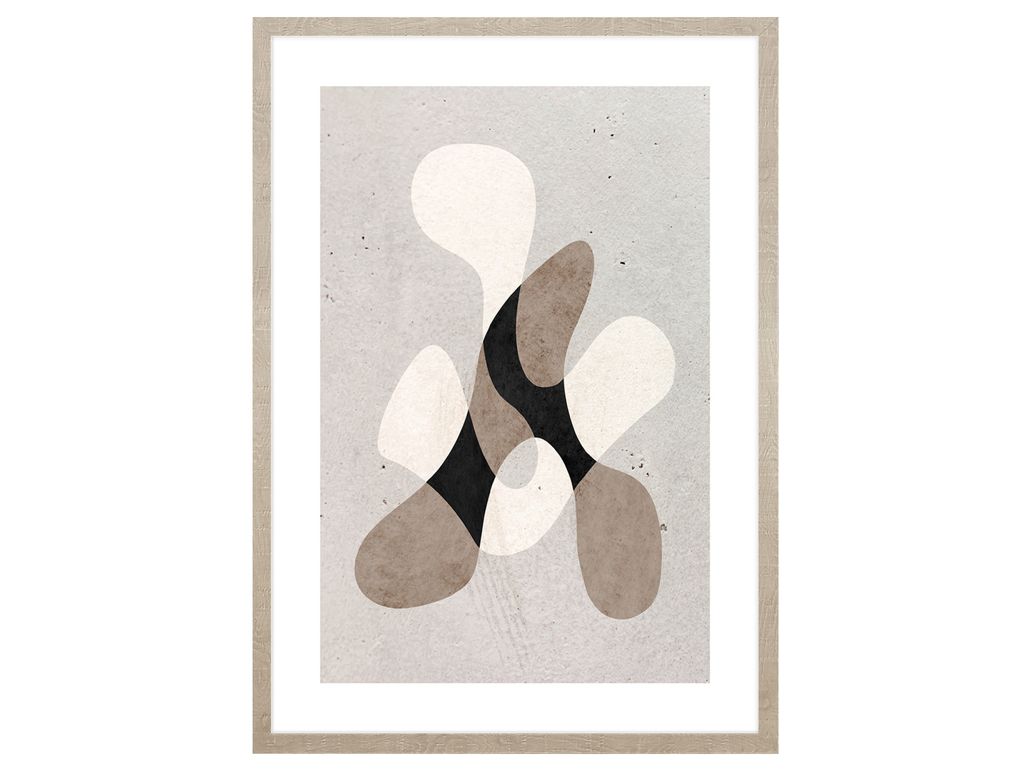 Obraz w ramie Organic Shapes No. 1 53x73 cm