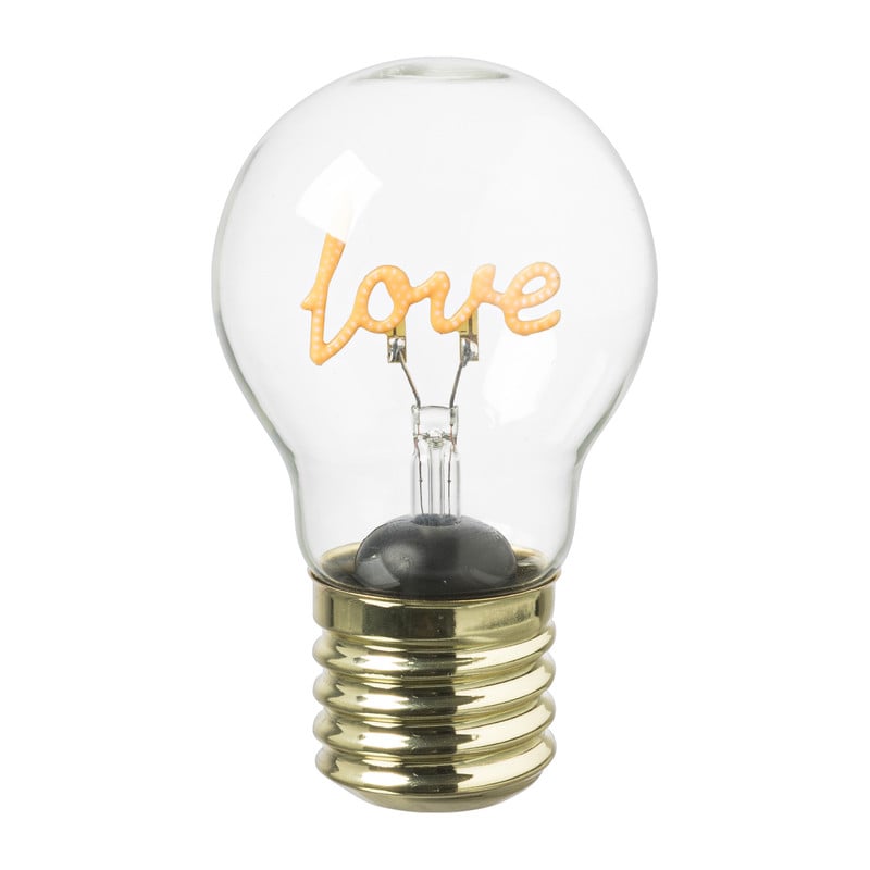 Ledlamp love - 7x7x12 cm