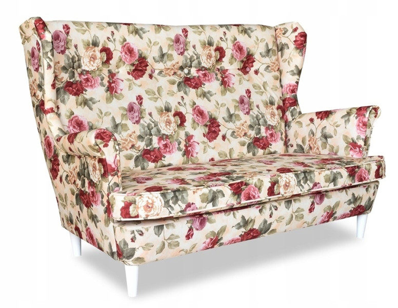 Zestaw wypoczynkowy uszak Ari Print sofa fotele Family Meble
