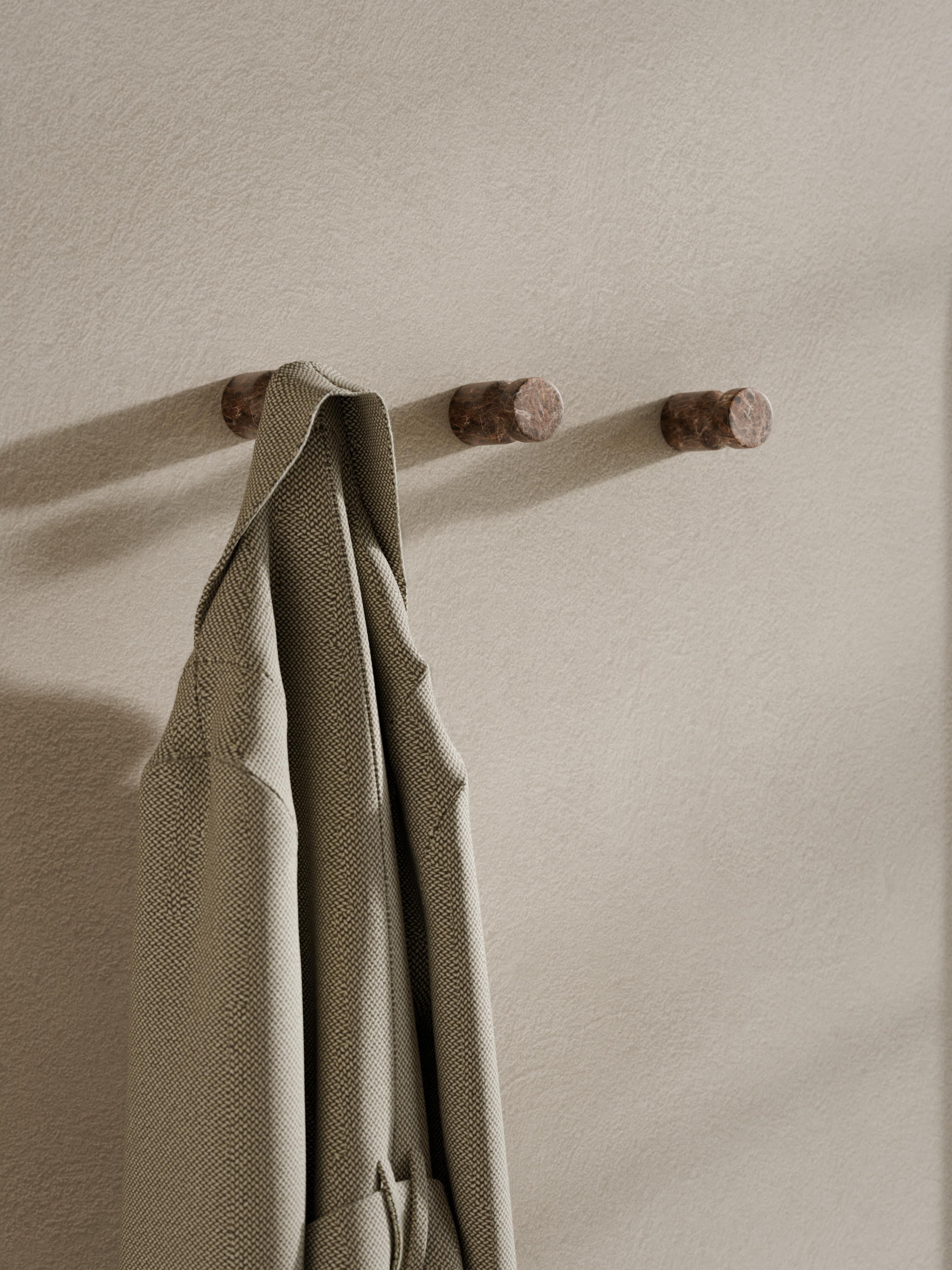 Marmor-Wandhaken Disa, 2er-Set