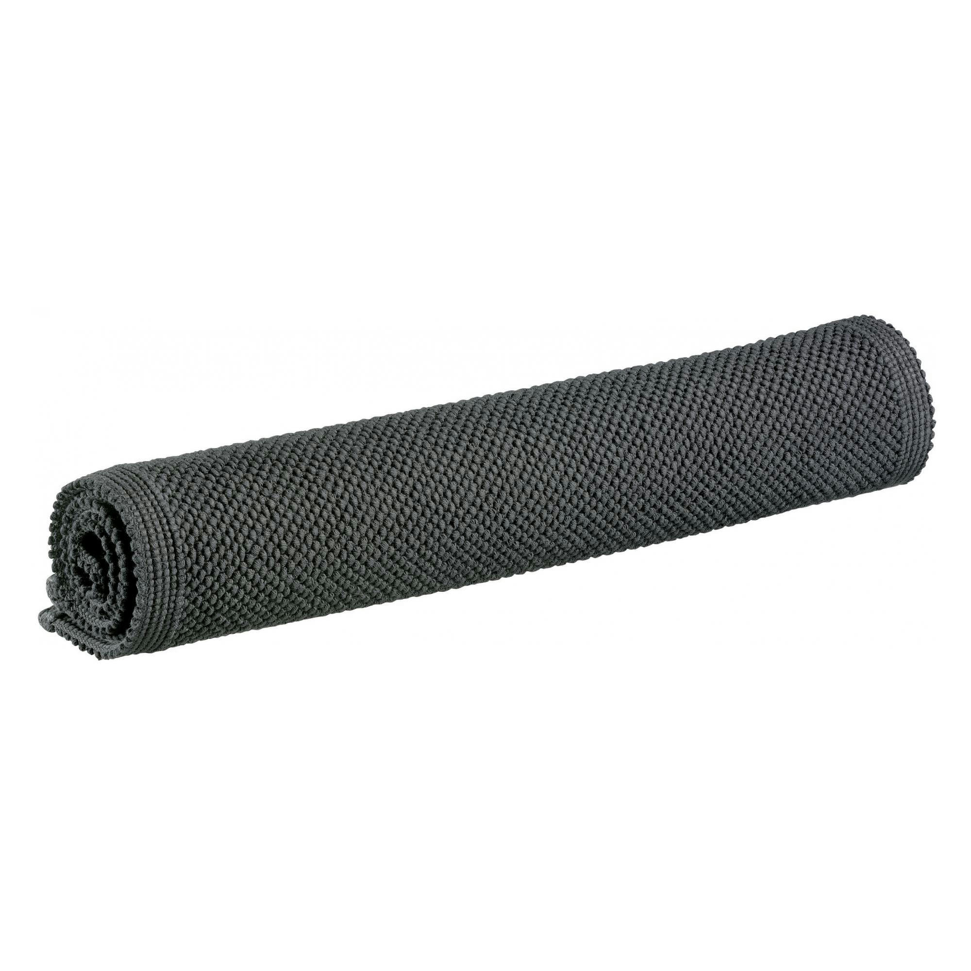 ETIA - Tapis de bain uni  en coton carbone 54 x 110