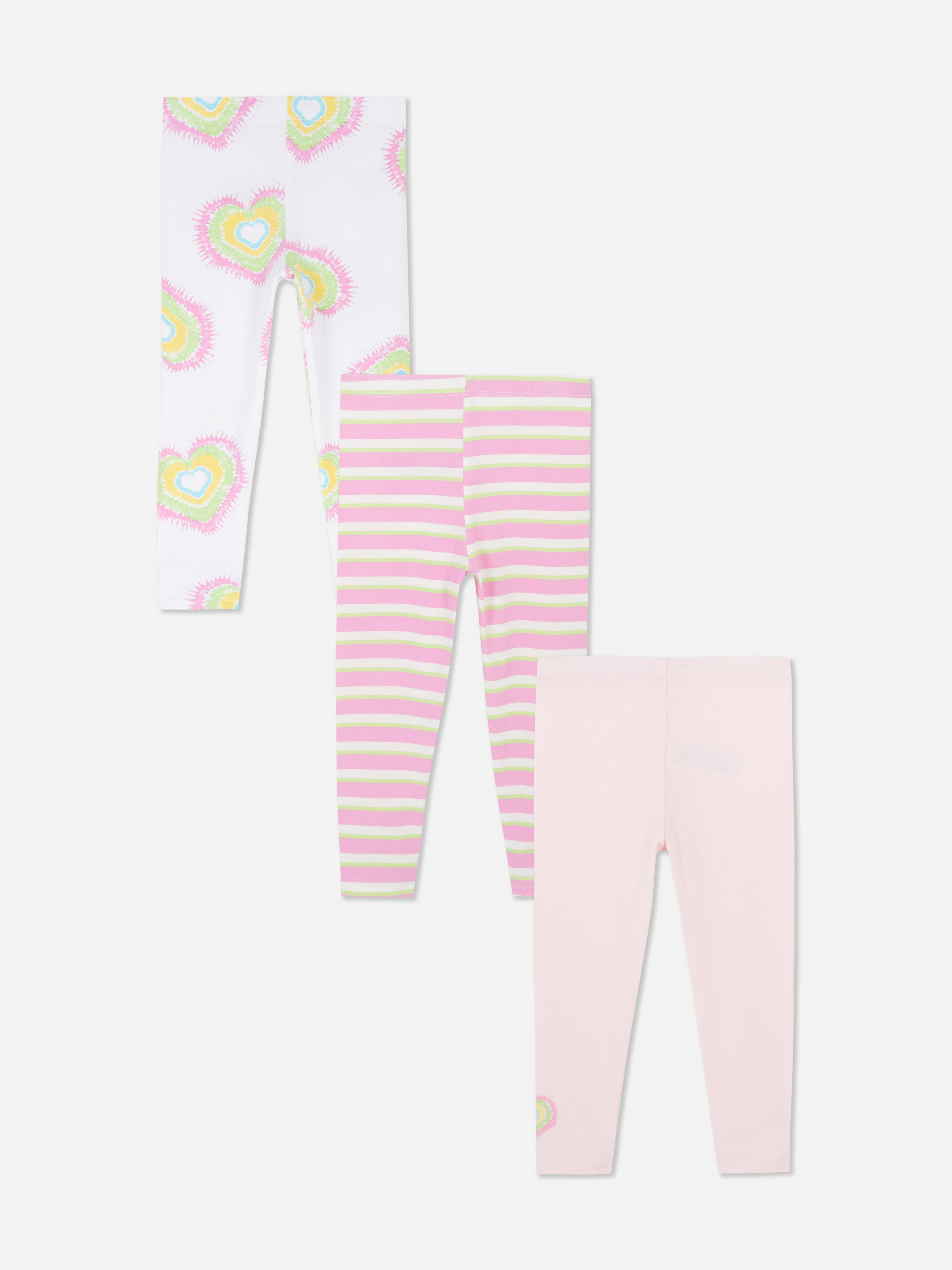 3-Pack Multi Stretch Waist Leggings