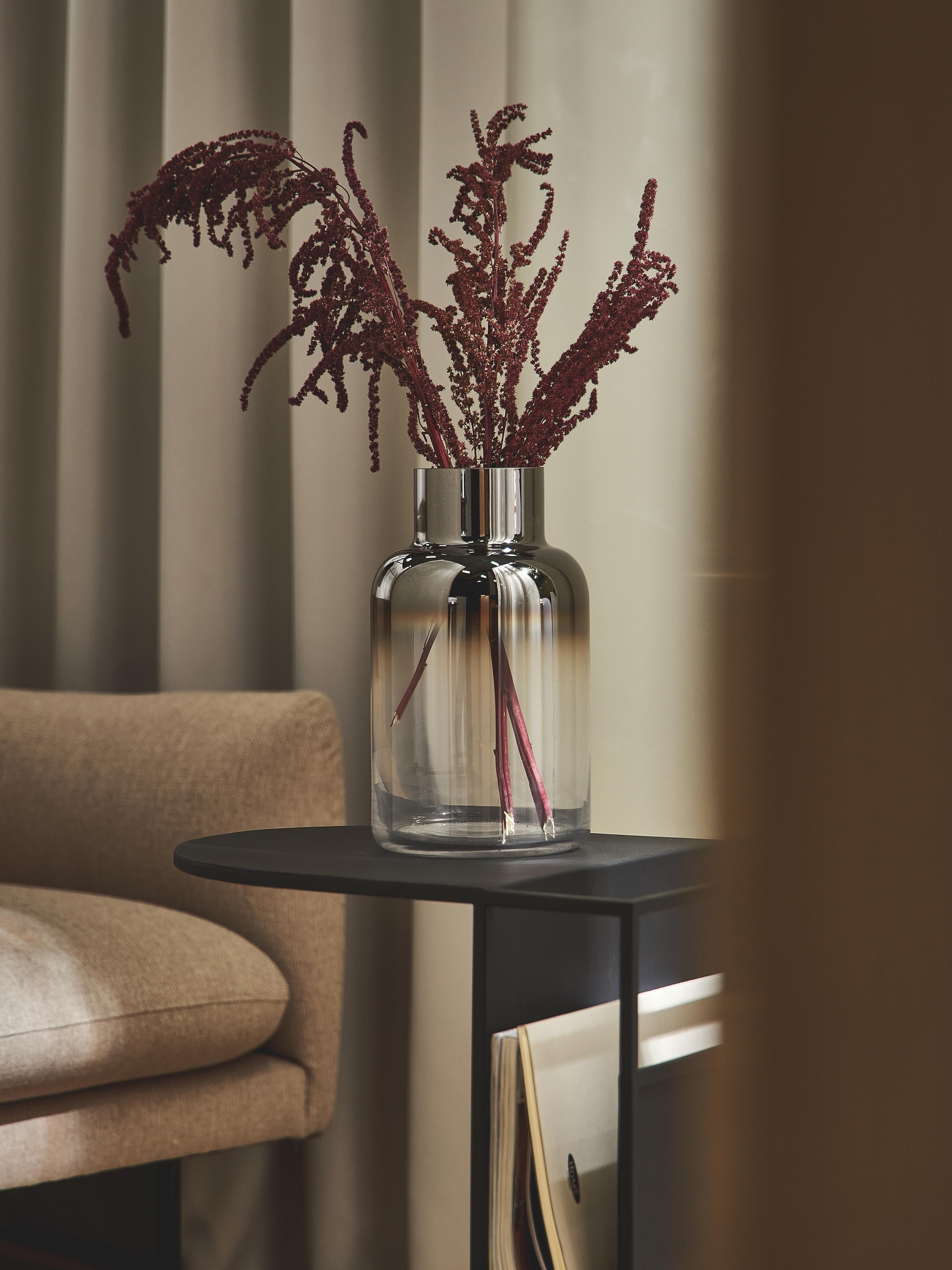 Mundgeblasene Glas-Vase Uma, H 27 cm