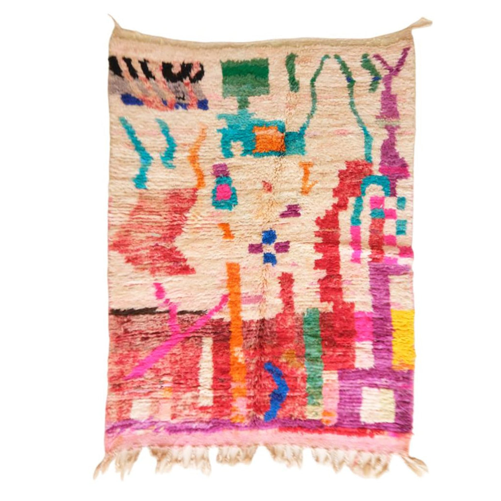 AFK Living vloerkleed Berber - handgemaakt - Wol - 80 cm x 240 cm
