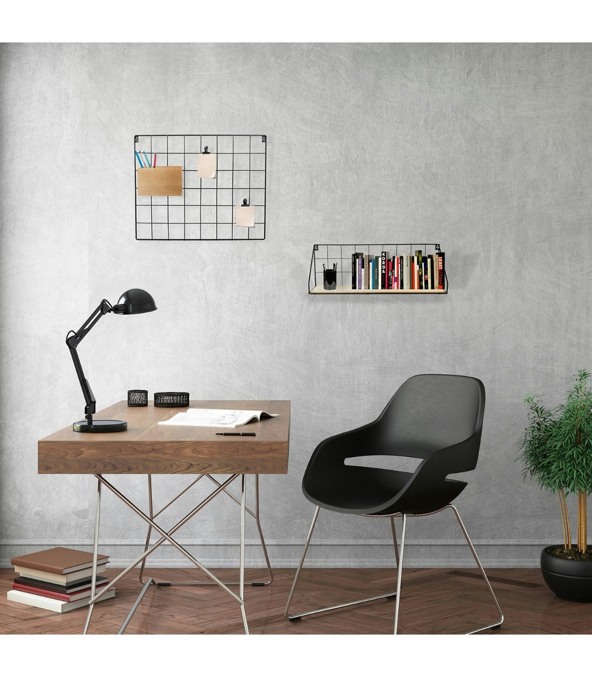 - Etagère murale 1 plateau - Noir