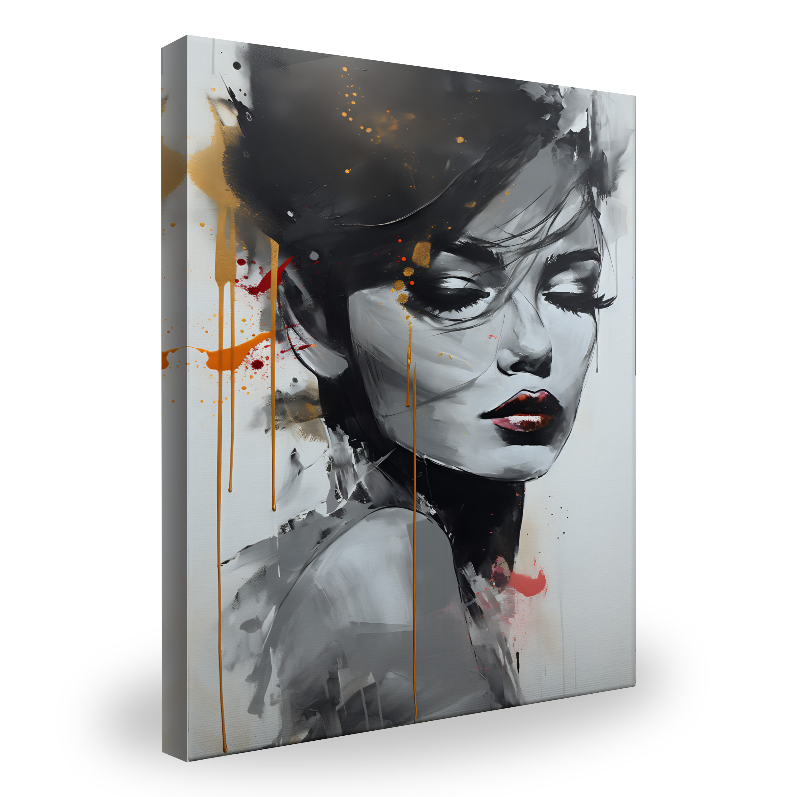 Obraz Na Ścianę Twarz KOBIETY Abstrakcja Glamour 20x30cm