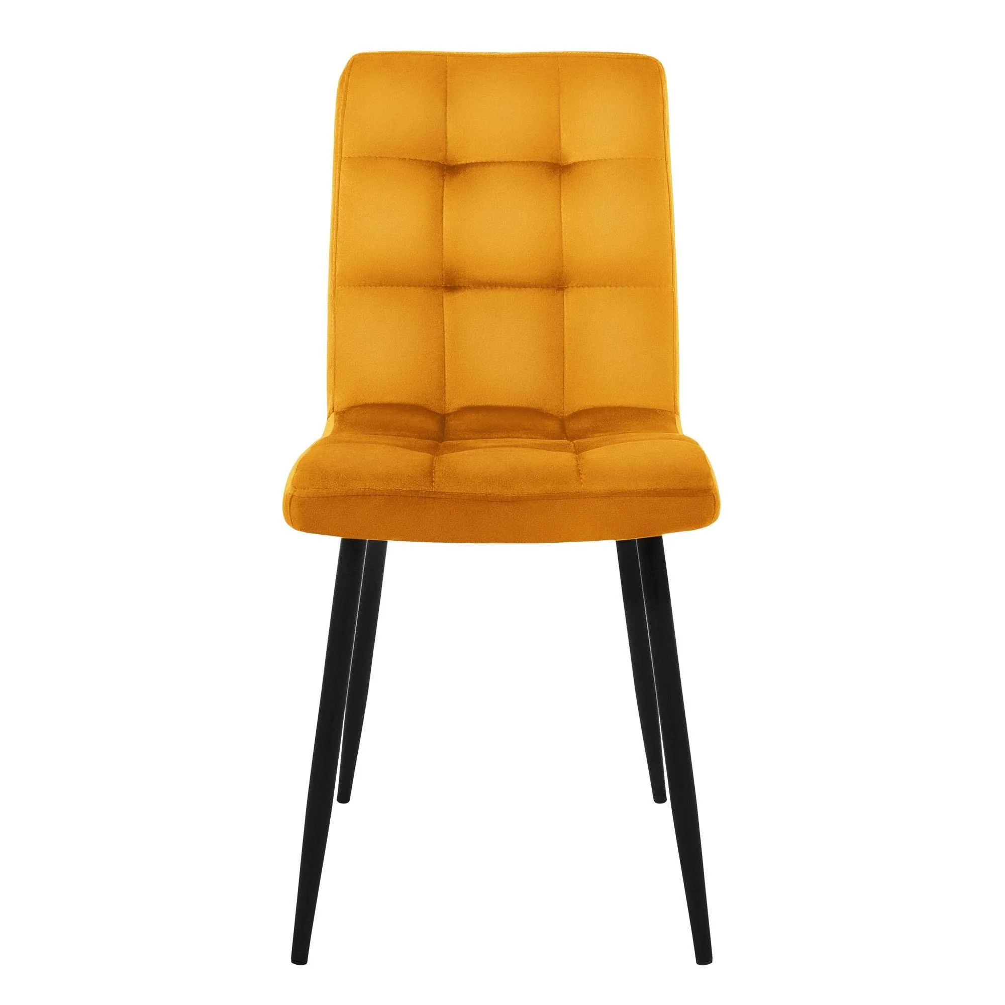 Set van 4 eetkamerstoelen Quinn velvet