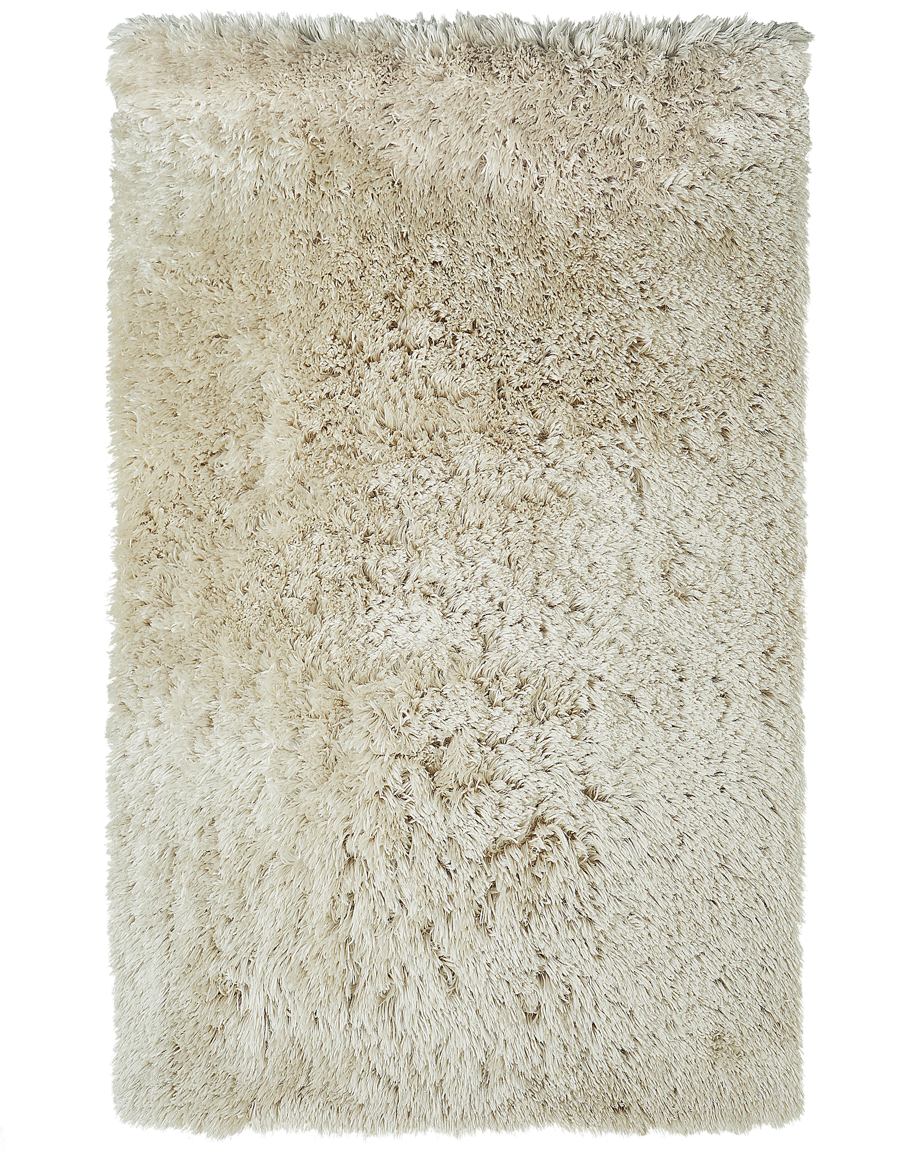 Shaggy Rug CIDE Beige 140 x 200 cm