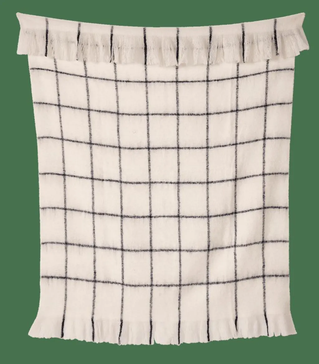 Plaids^CASA DIAMA Plaid Blanc