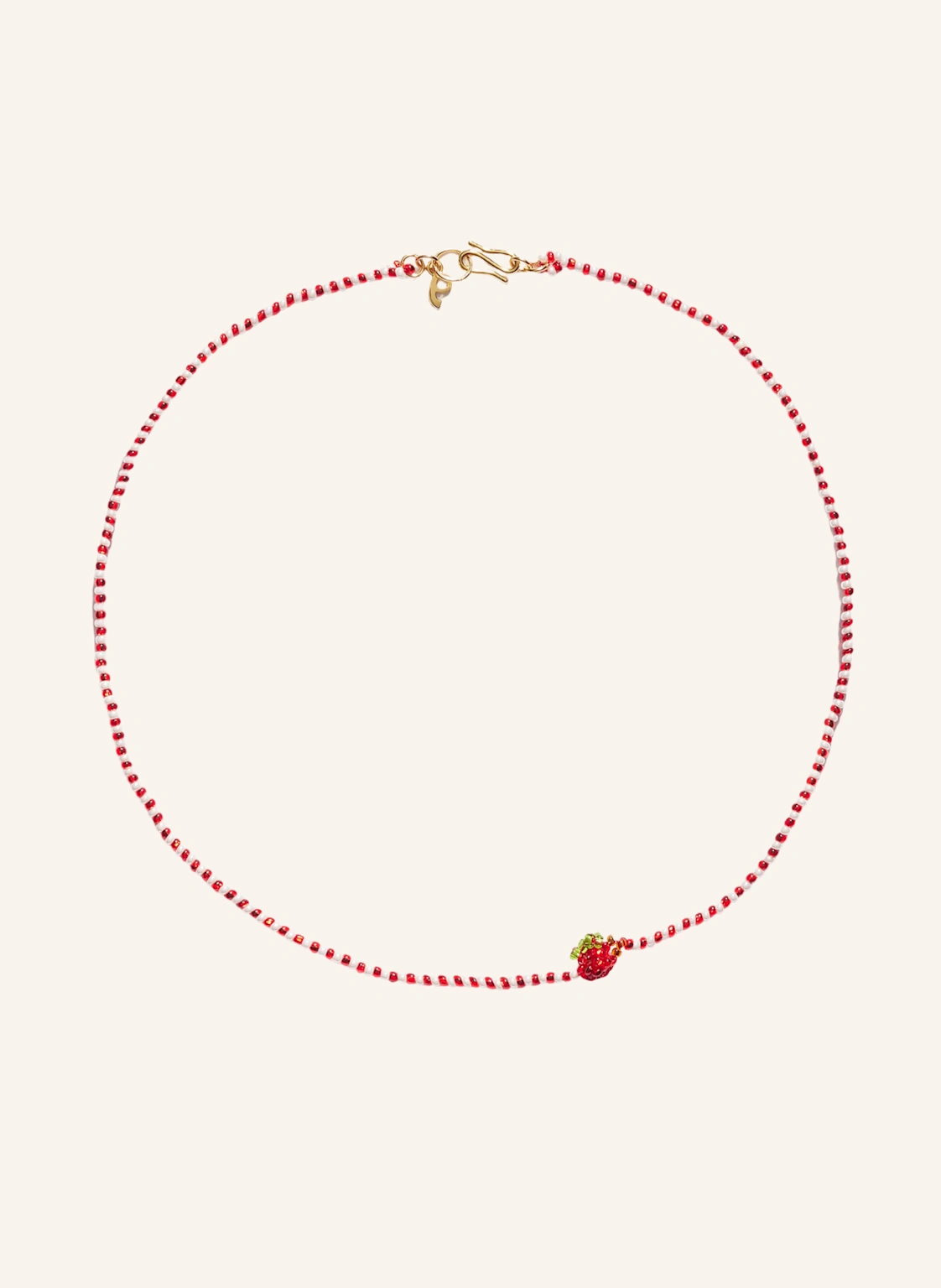 pura utz Halsketten MINI STRIPED APPLE NECKLACE by GLAMBOU