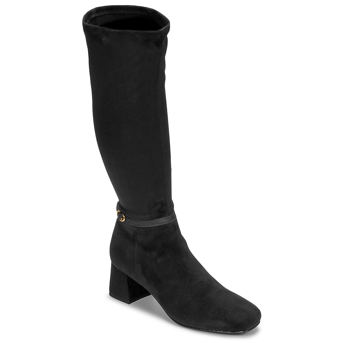 JB Martin - 1ANNA - Canvas / Suede / Stretch / Black