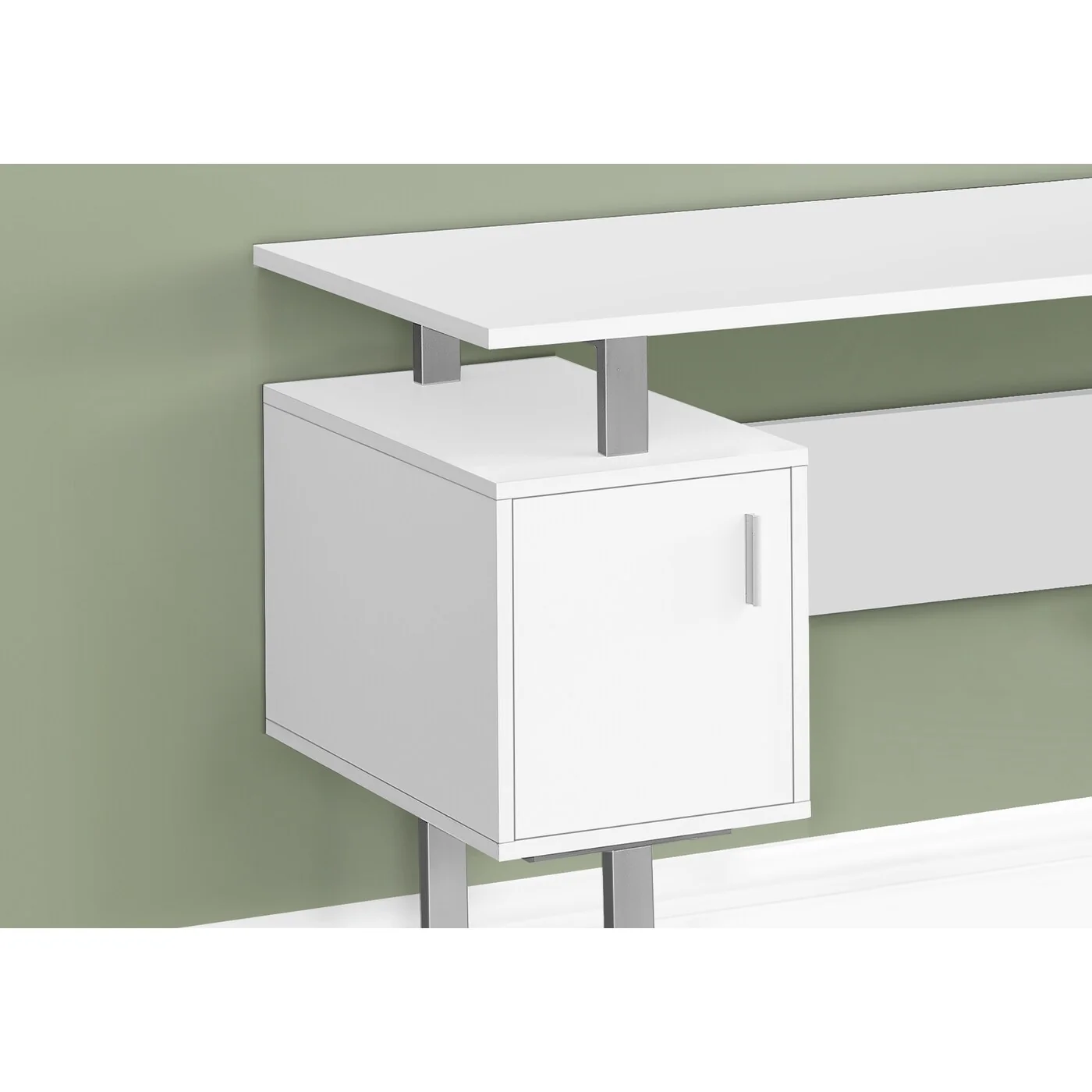 Computer Desk, Home Office, Laptop, Storage,Work, Contemporary, Modern