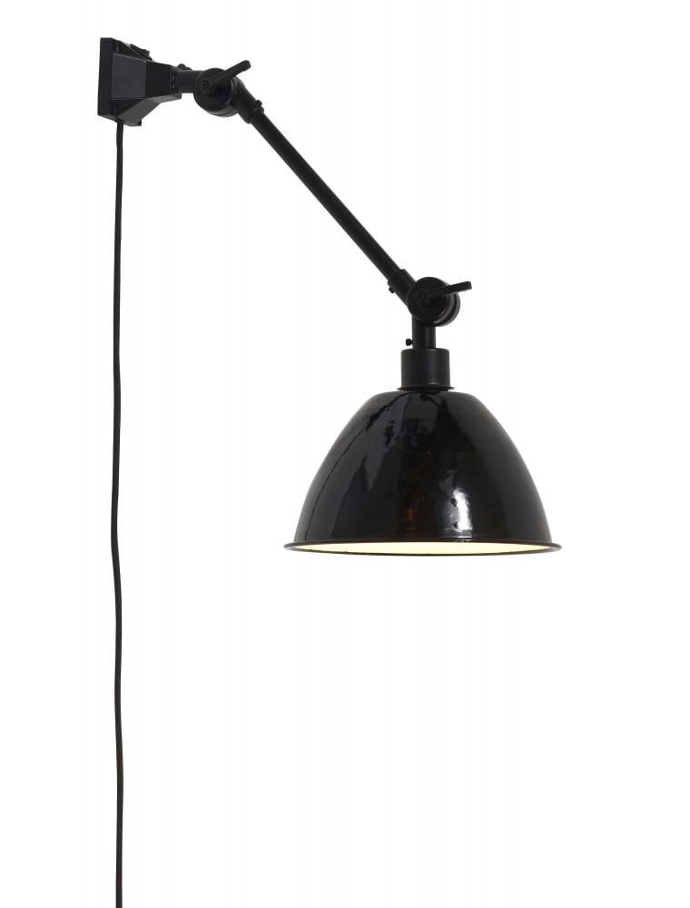 AMSTERDAM - Applique en métal noir L60cm