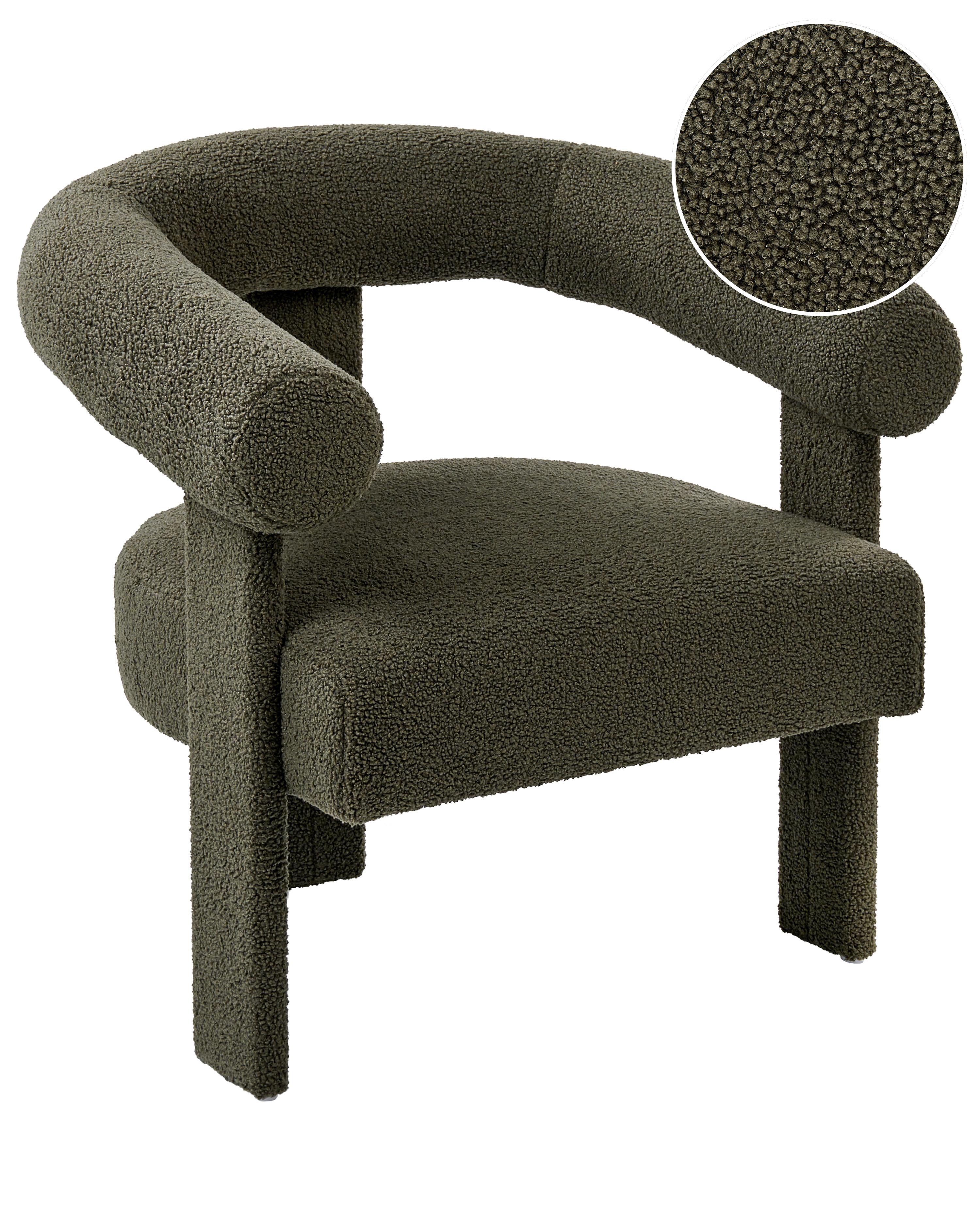 Sofa 2 Seater ILBRO Boucle Dark Green