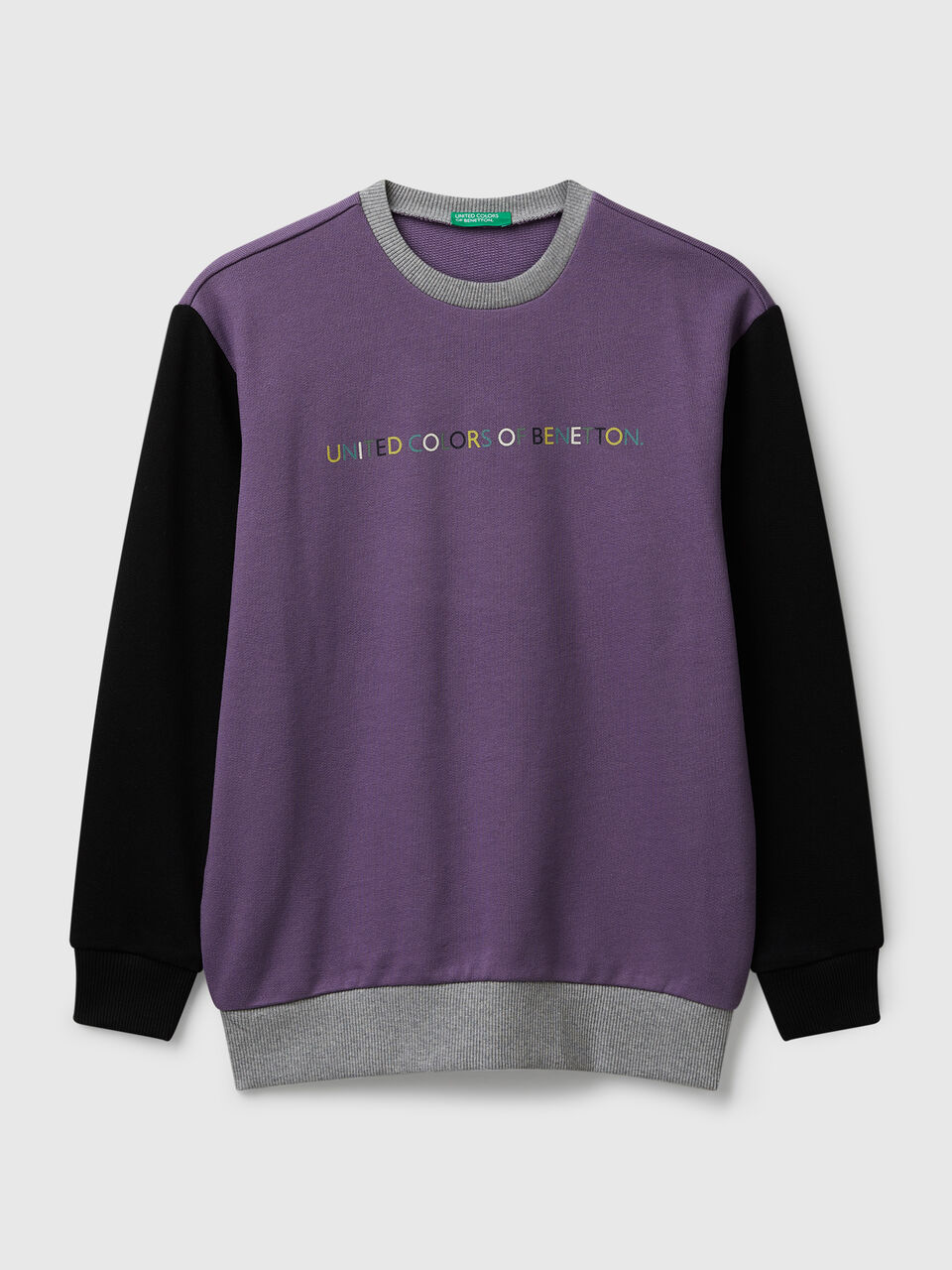 Cotton sweatshirt with logo