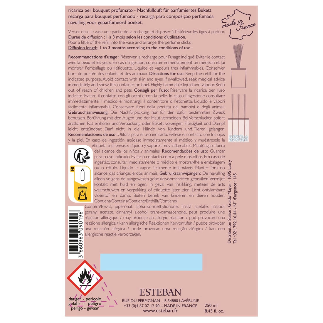 IRIS CACHEMIRE - Recharge bouquet 250ml