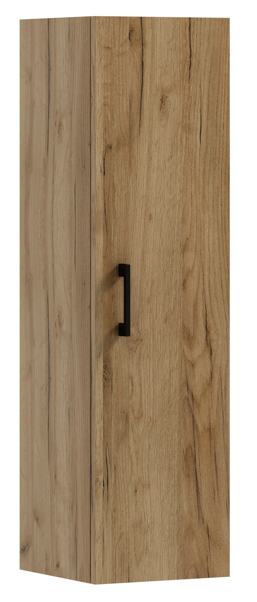 Słupek łazienkowy wiszący LUNA 110dąb craft złoty