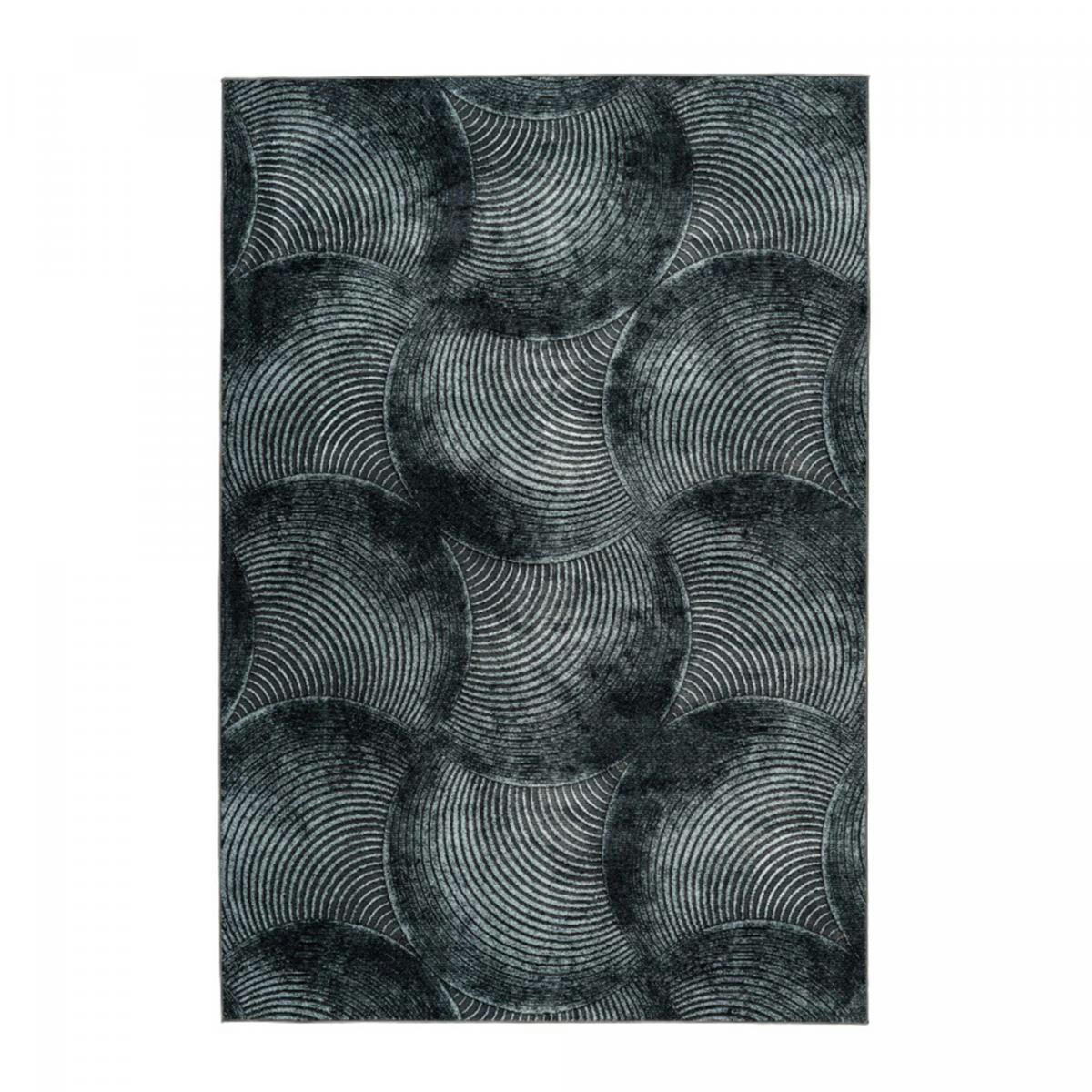 PLASTIQUE RECYCLÉ RECYCLABLE 3 LL - Tapis salon gris 120x170
