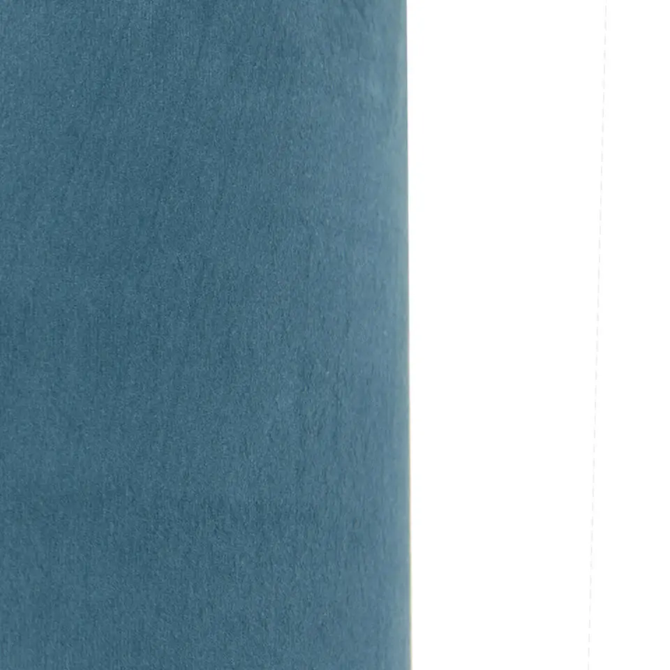 Qazqa rond cilinder velours blauw