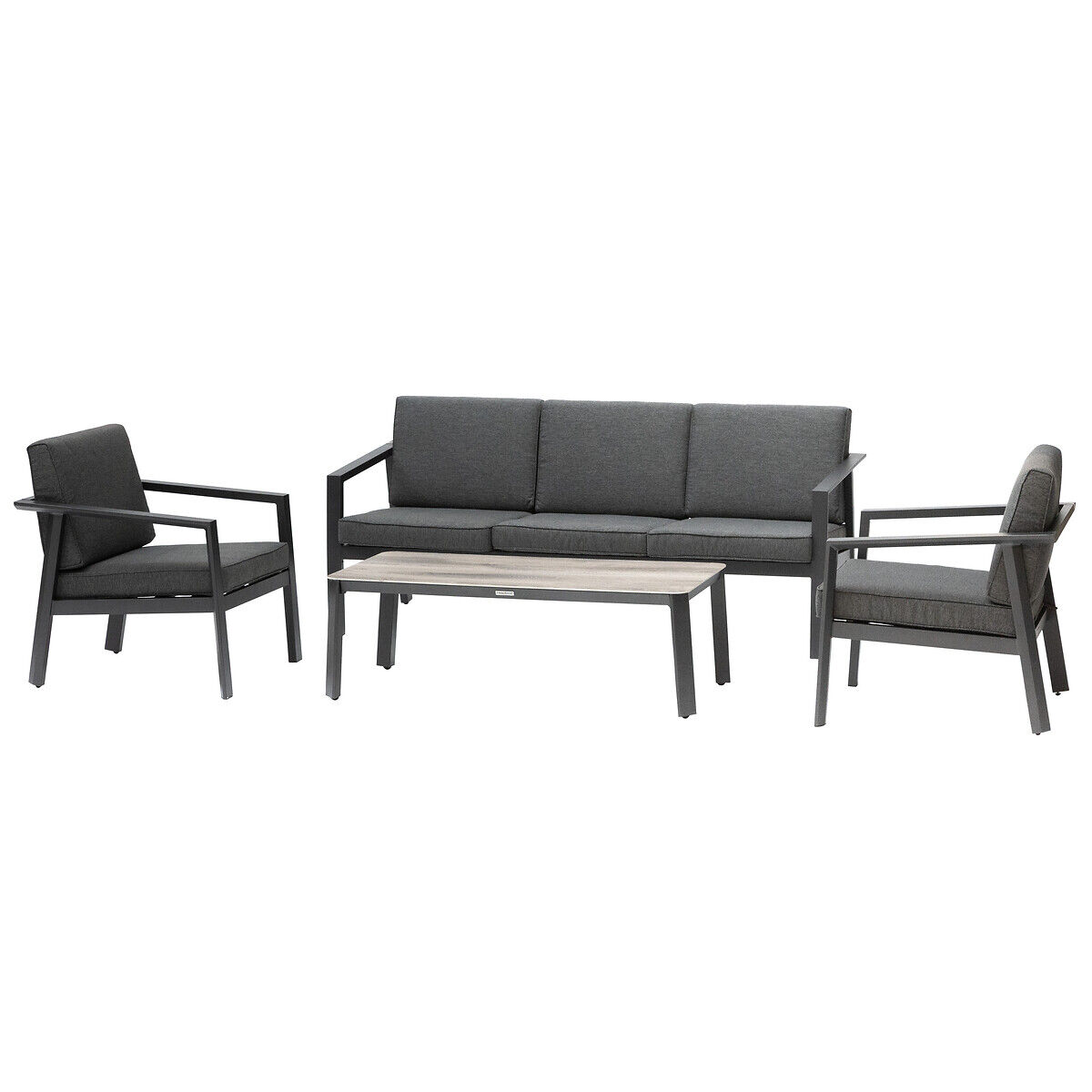 Conjunto de jardim PAVANE cinza graphite