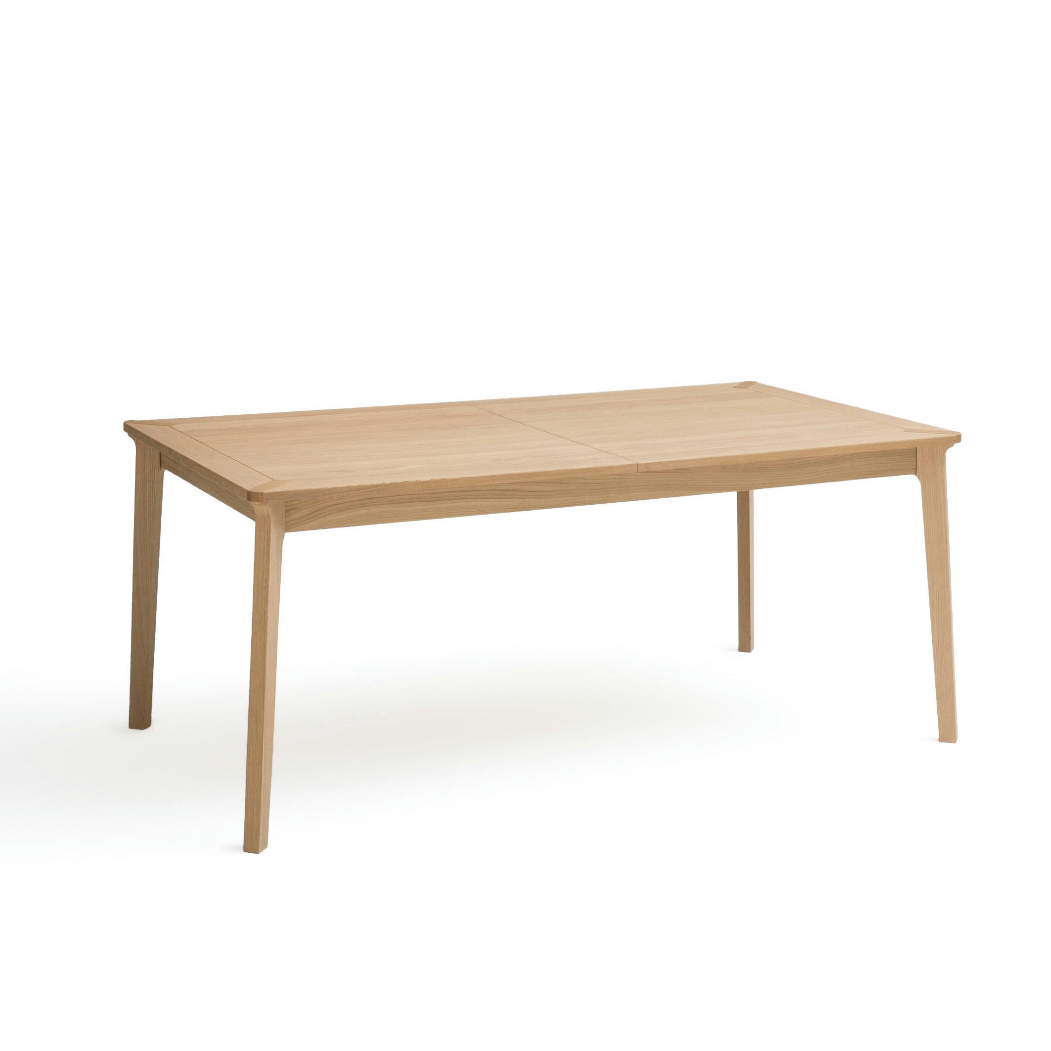 Table extensible plaqué chêne 6/10 couverts, Pully