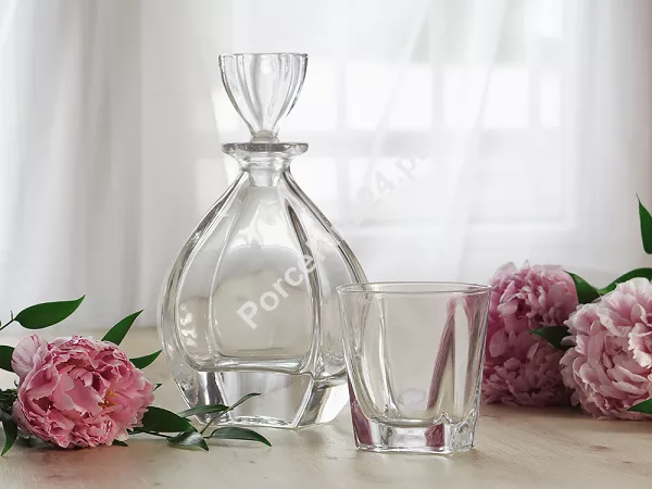Kpl. szklanek do whisky 0,26 L (6szt)   karafka 0,7L (1szt) Bohemia - LAGUNA 4SB.LA.712073