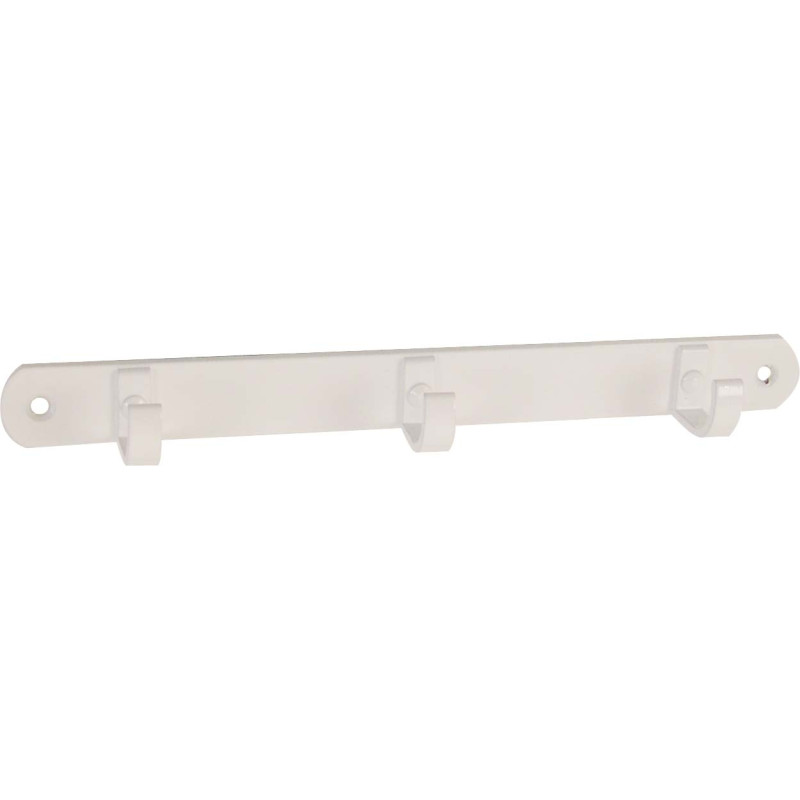 Porte-essuie en aluminium blanc 21 cm