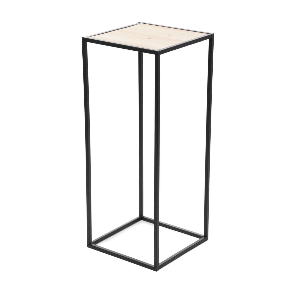 Kwietnik ROH metalowy czarny 31x31x75 cm